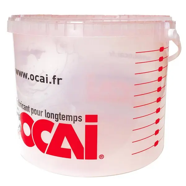 Seau doseur plastique 16, 6 litres, sans couvercle - OCAI
