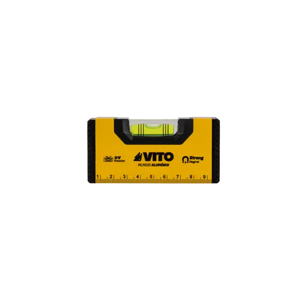 Jeu de 10 niveaux magnétiques aluminium 10 cm VITO