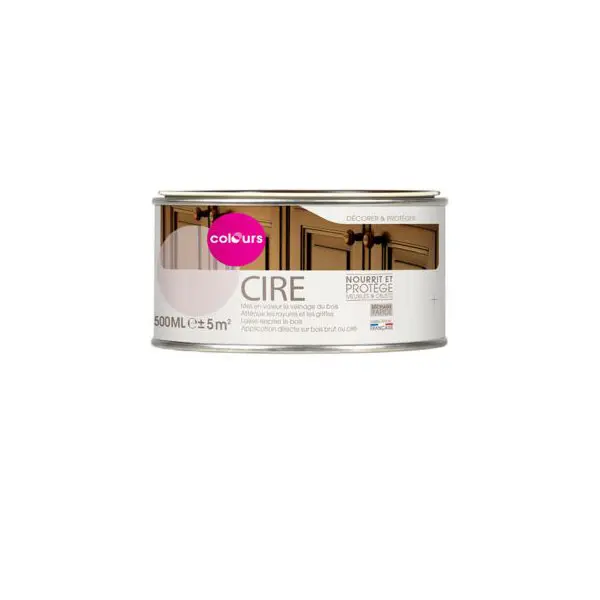 Cire pâte ton chêne clair - 500 g