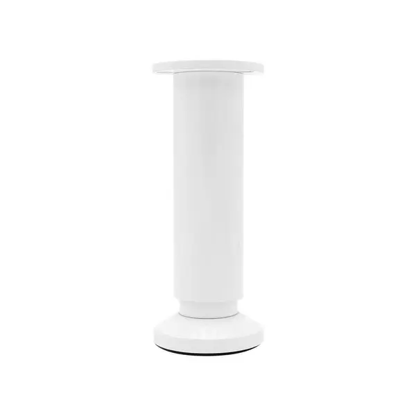 Pied de meuble CIME réglable rond, aluminium blanc produit sans finition Ht. max - Cime