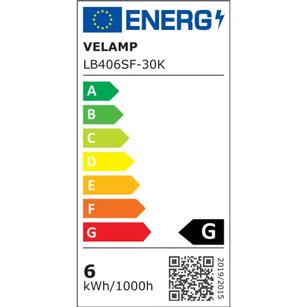 Lampadina SMD LED, Sfera P45, 6W/470lm, base B22 (Francia), 3000K