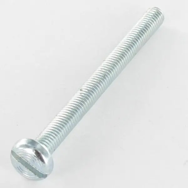 1 x Vis métaux Tête cylindrique large TCL Fendue M2X4 Acier zingué microvis