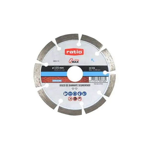 Disco Diamante Sinter Beton Segm.115Mm.