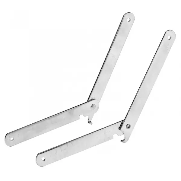 Lot de 2 compas pour tréteau HETTICH, L.200 mm - HETTICH