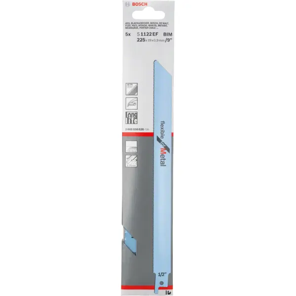 5 Lames S 1122 Ef Bosch 2608656020