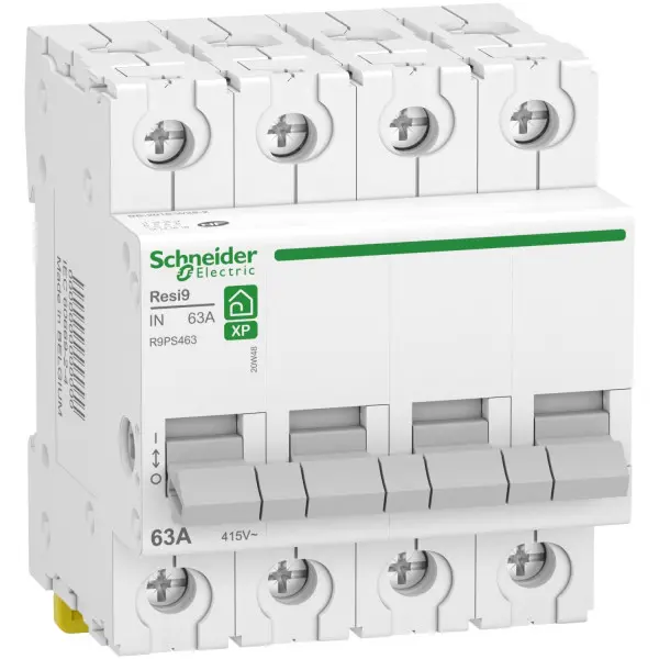Resi9 - interrupteur-sectionneur 4P 63A - R9PS463 - Schneider Electric