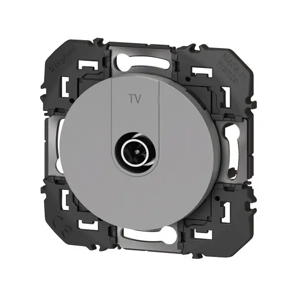 Prise TV mâle étoile blindée "Dooxie" aluminium