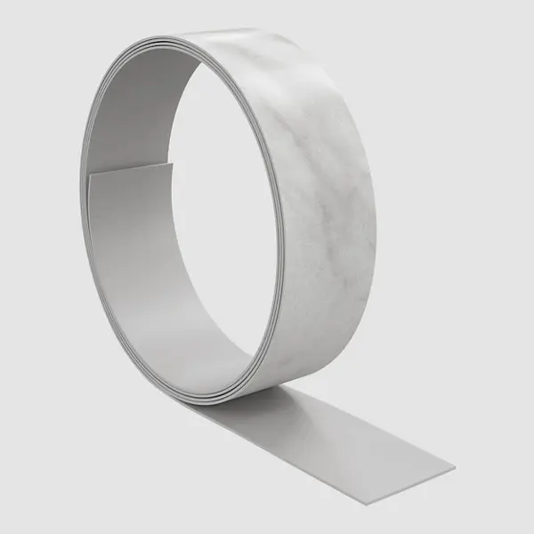 Bande de chant effet marbre blanc L. 300 cm x l. 4,0 cm
