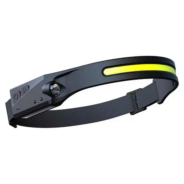 Torcia frontale LED ricaricabile 2 in 1 con sensore di movimento