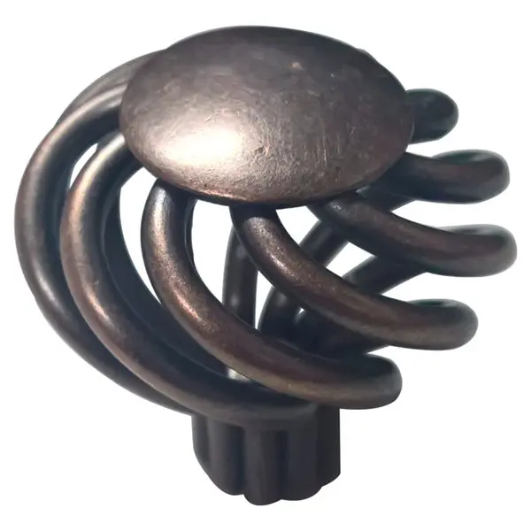 Bouton torsadé finition vieilli