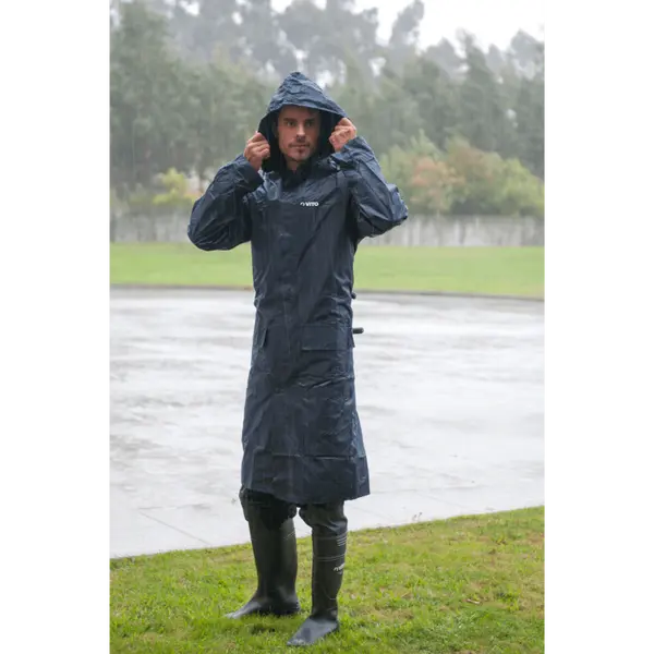 Cape de pluie en nylon bleu - Taille L - Cat.I - 60% polyester 40% Coton - VITO