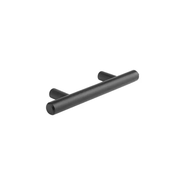 Poignée de meuble Barre de traction 160/200 noir mat + vis - Centrale Brico