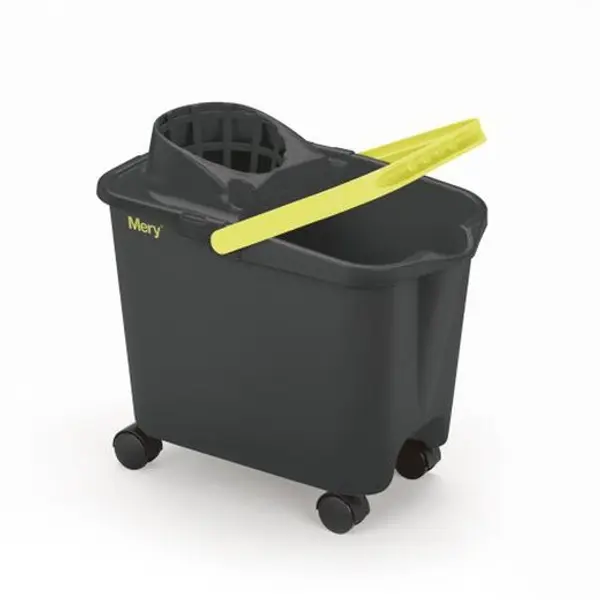 Mery Cubo+Esc.C/Ruedas Gris R-325.32