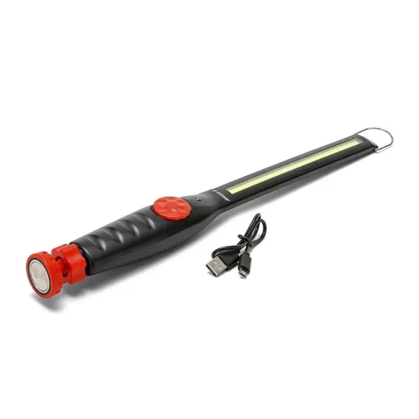 BLACKMAN: lampada da lavoro ricaricabile extra piatta 3W COB LED con base orientabile magnetica