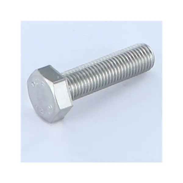 1 x Vis métaux Tête hexagonale TH M8X30 Pas fin Pas de 100 Inox A2