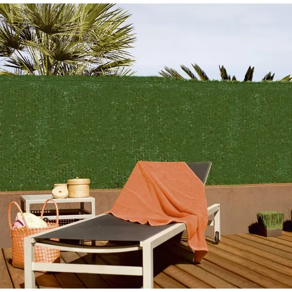 Haie artificielle 85% occultant - PVC vert 1,5 x 3 m GREENSET - Nortene
