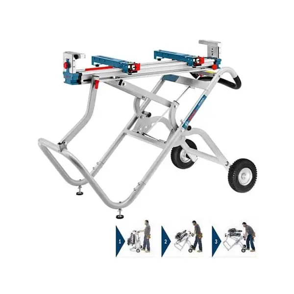 BOSCH Piètement roulant pour scie onglet radiale ...GTA2500W - 0601B12100