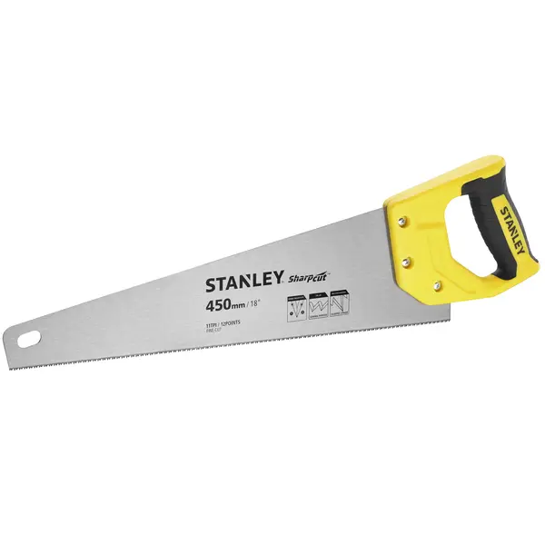 Scie Egoine Sharpcut Coupe Fine 450mm Stanley STHT20370-1