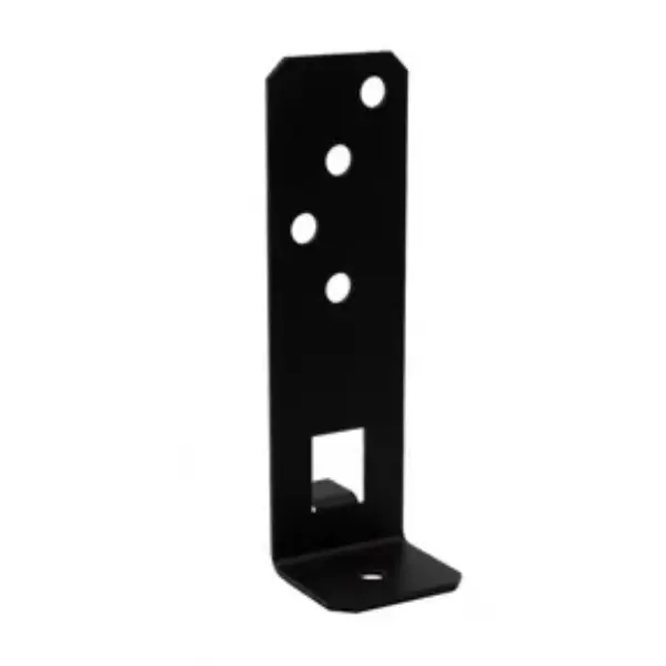 PIED POTEAU REGLABLE NOIR