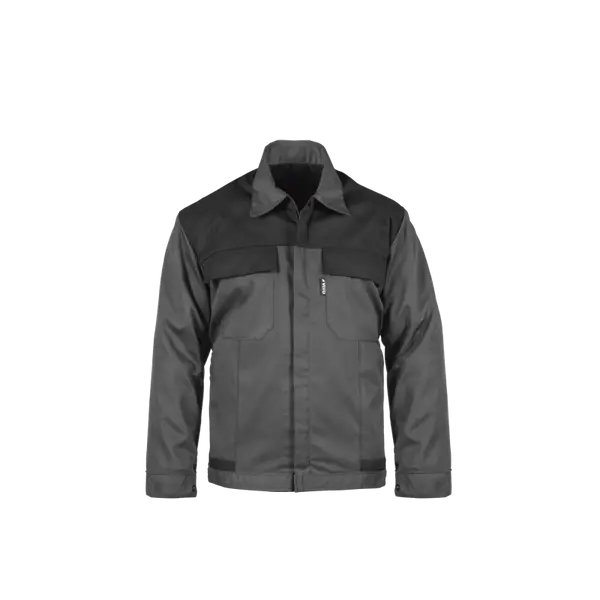 Blouson de travail Gris - Taille M - 240 g/m² - 65% polyester 35% coton - VITO