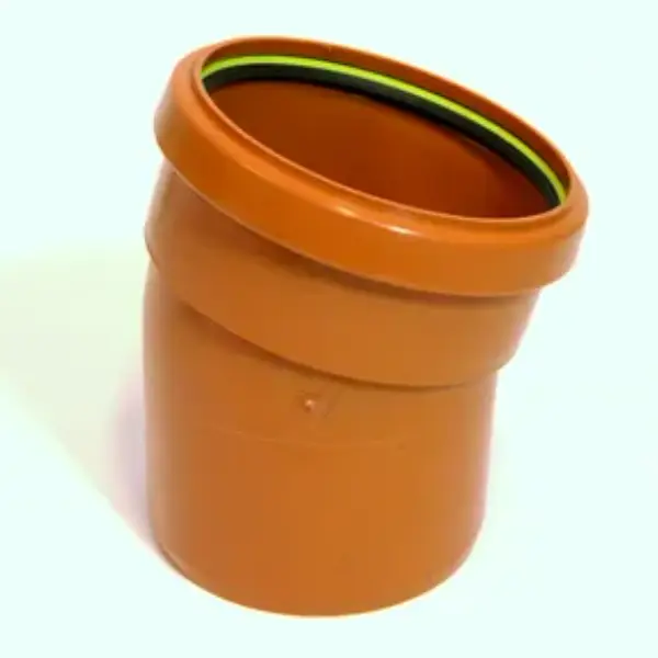 Coude PP Assainissement D125 MF 15°