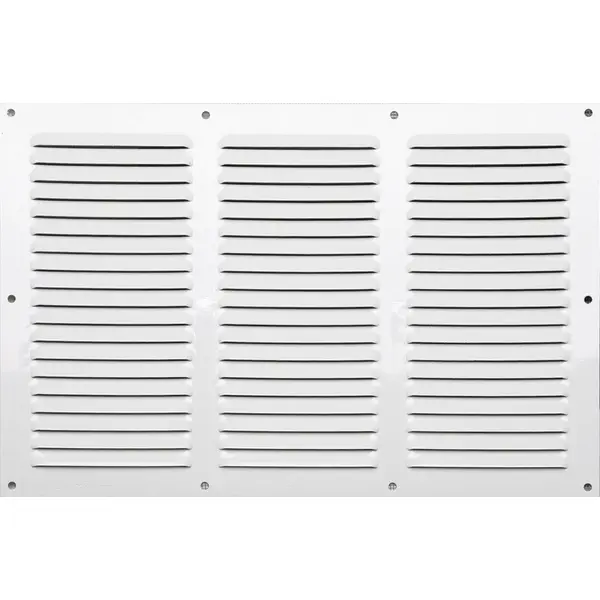 Grille d'aération aluminium laqué, L.20 x l.30 cm - Centrale Brico
