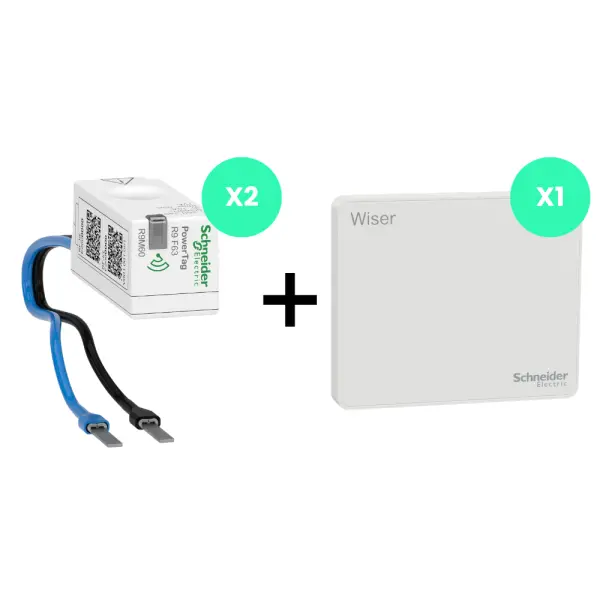 Pack Mesure de l'énergie et production solaire - Wiser - Schneider Electric - PACK-SOLAIRE-WISER