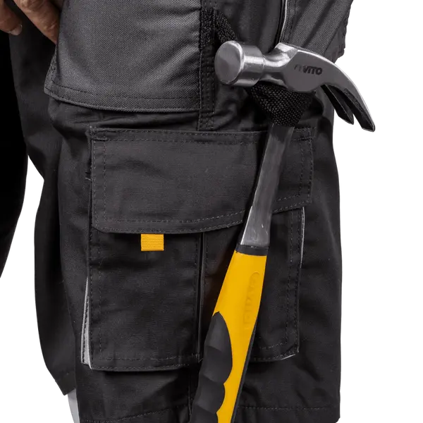 Bermuda de travail Gris - Taille 42 - Comfort Plus - 80% Polyester 20% Coton - Oeko-tex standard 100 - VITO