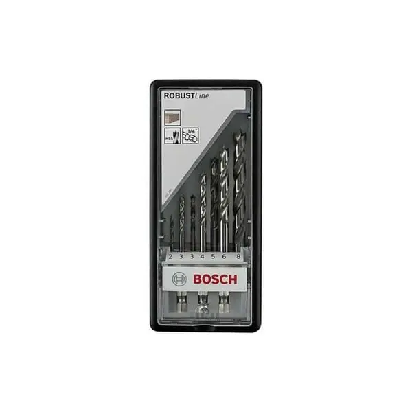 BOSCH Coffret 7 mèches bois hélicoïdales 6 pans - 2607019923