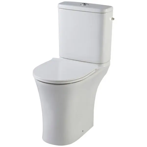 Pack WC à poser, surelevé, caréné sans bride - H.86,5 x L.38,5 x P.61 cm