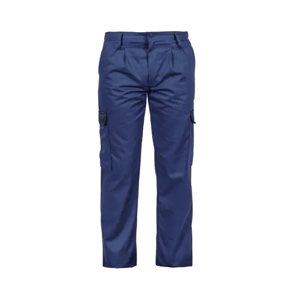 Pantalon de travail bleu marine - Taille 46 - 65 % Polyester 35 % Coton - 240 g/m² - VITO