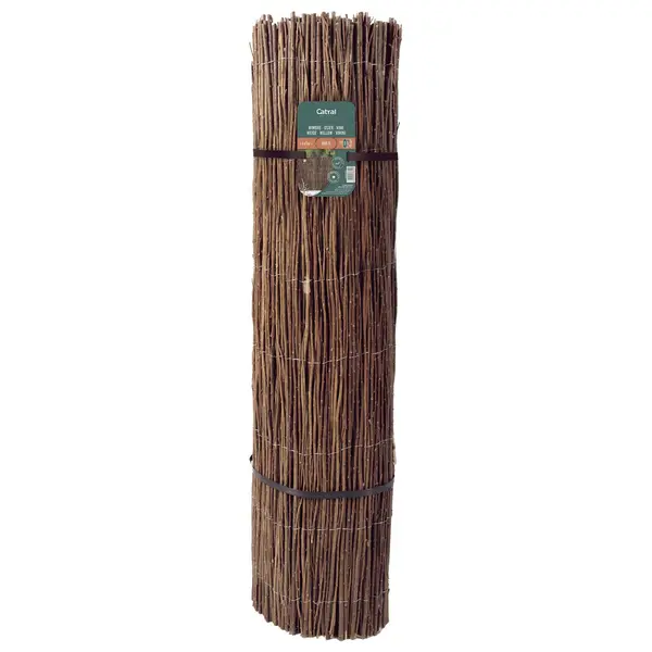 Clôture osier, assemblé en petits fagots - 1,5x3m - Nortene