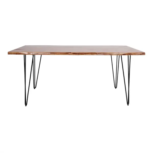 Table de salle à manger avec un style rustique industriel - modèle 085 - 160 cm - MWlab
