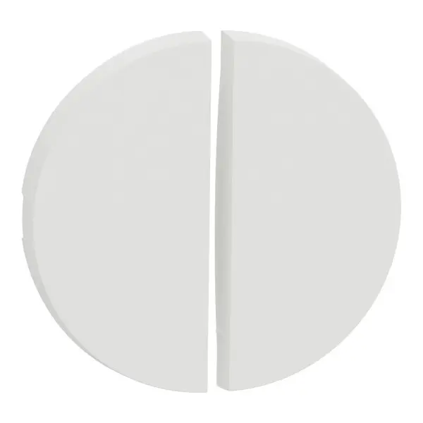 Enjoliveur seul - pour Odace double va - et - vient ou poussoir Blanc craie - Schneider Electric - S929210