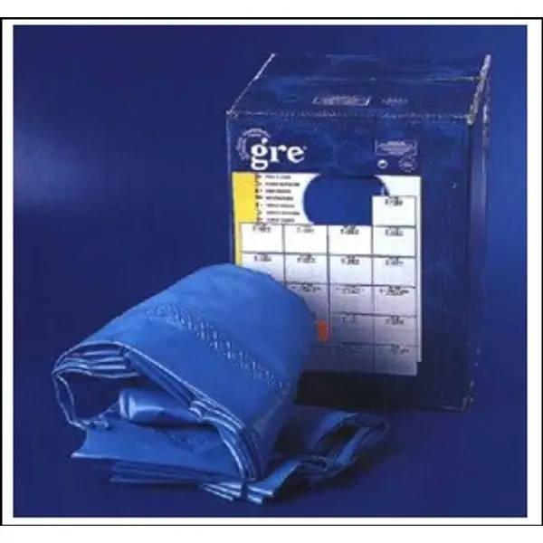 Liner 0,40 bleu uni piscine en huit 5,00m x 3,10m x1,20m - GRE POOLS