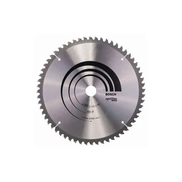 Bosch Lame Ø305mm scies à onglets radiales Optiline Wood - 2608640441