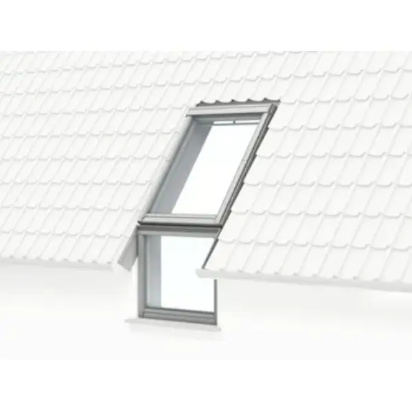 Raccord tuile pour verrières d'angle double VELUX - EFJ SK08 cm - 114 x 140 cm - 0022E - pose encastrée