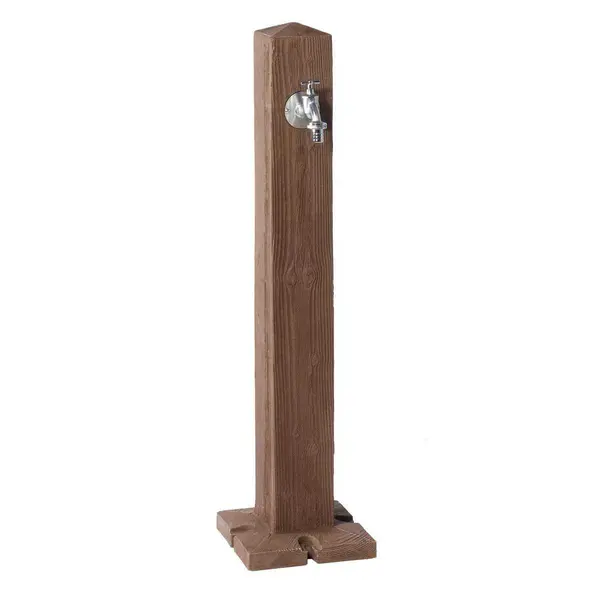 Fontaine WOOD en PE - Bois foncé - GRAF
