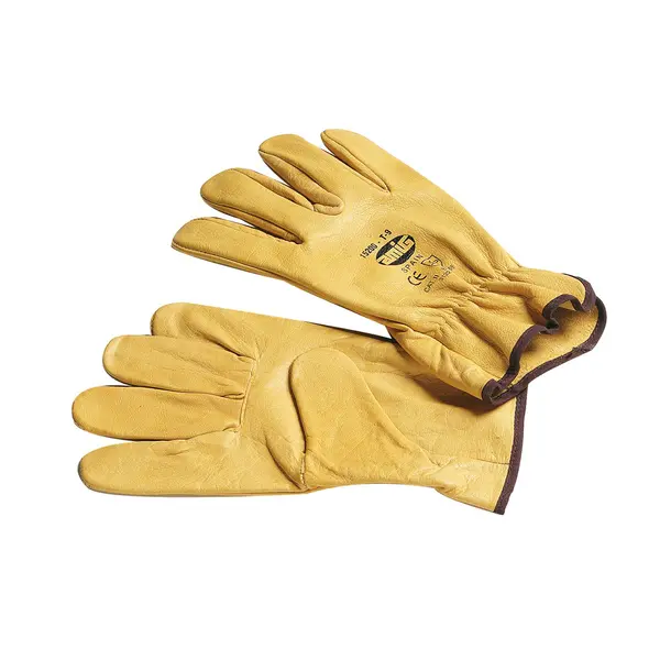 Gant en fleur de cuir pour risques mécaniques. Norme : EN420 15289