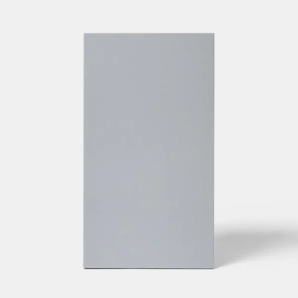 Façade 1 porte "Alisma" gris laqué l.39,7 x h.71,5 cm