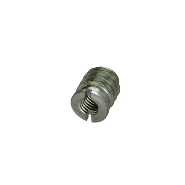 1 x Insert fileté bois fendu Acier zingué M8 14X17