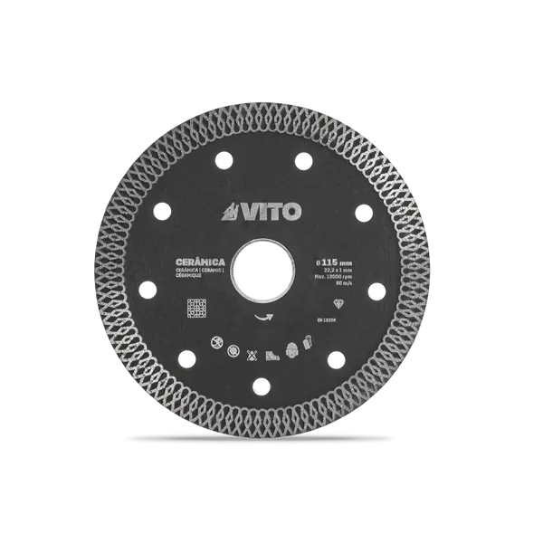 Disque diamant céramique ultra fin 115 mm 230 mm VITO