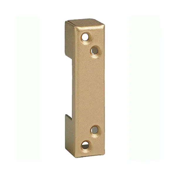 Gâche étroite bronze pour menuiserie métallique