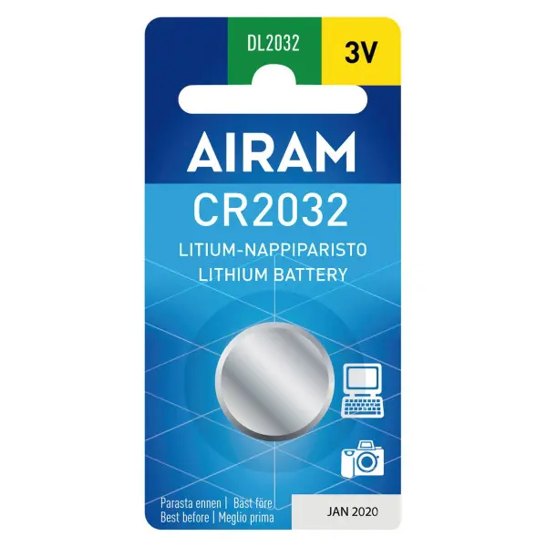 Pile lithium 3V - CR2032 - PLCR2032