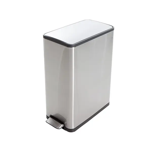 Poubelle de tri à pédale HAILO Profil - 2 bacs 20 Litres - 66 x 48 x 28 cm - HAILO