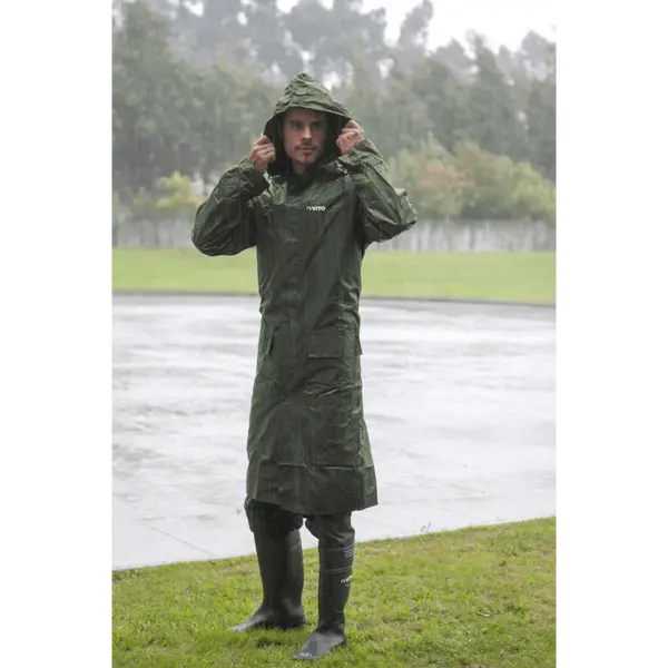 Cape de pluie en nylon vert - Taille XXL - Cat.I - 60% polyester 40% Coton - VITO