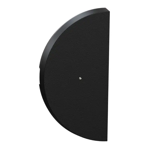Demi-enjoliveur seul à voyant pour Odace double Va et vient ou poussoir Noir onyx - Schneider Electric - S949270