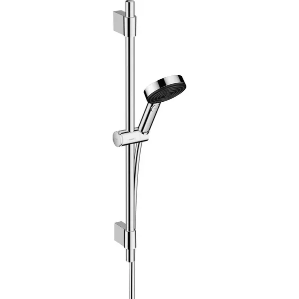 Pommeau de douche 3 jets, flexible et barre chromé HANSGROHE Pulsify eco - HANSGROHE