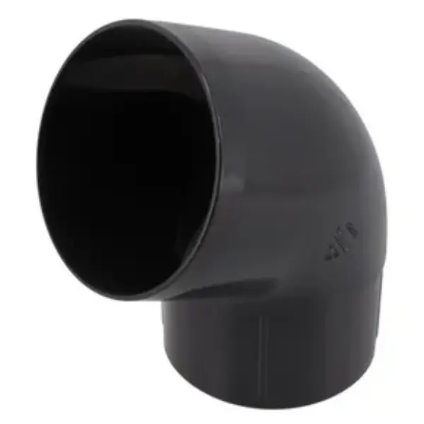 Coude de gouttière PVC Vodalis Mâle/Femelle - gris anthracite - Ø 80 - 67°30 - T29