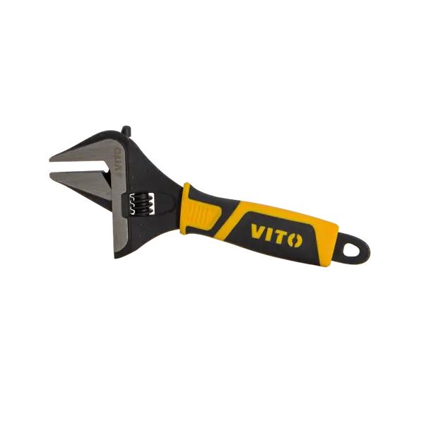 Clé à molette courte PRO 6” 150 mm bi-matière VITO